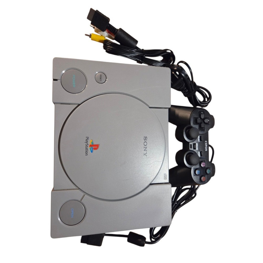 Sony Playstation 1 PS1 Console System Bundle - Works! SCPH-7501 *TESTED*